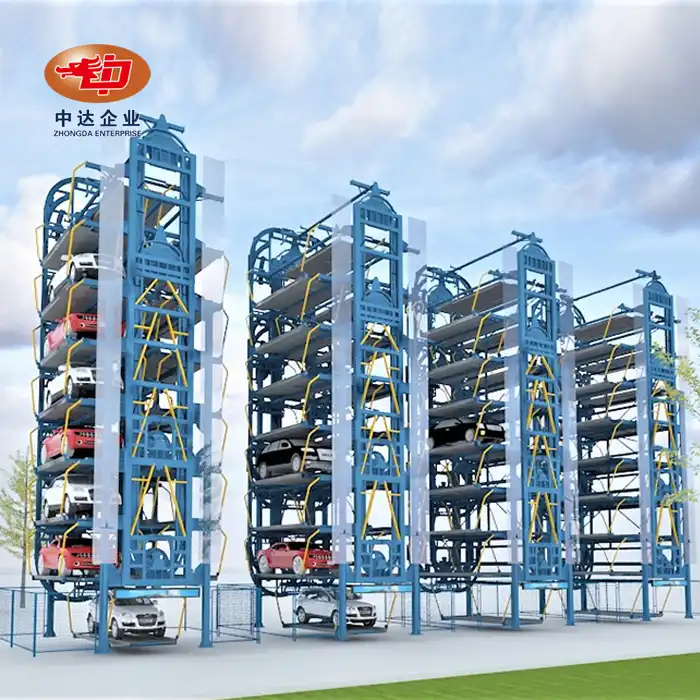 Intelligent Lift-and-Slide Steel Parking Garage